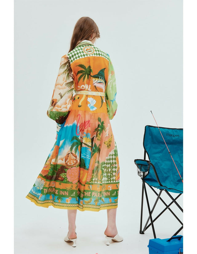 Alemais Paradiso Shirtdress Size AU 10 - 10 / Multi - Dresses