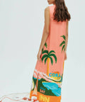 Alemais Paradiso Silk Midi Dress in Print Size 14 - 14 / Print - Dresses