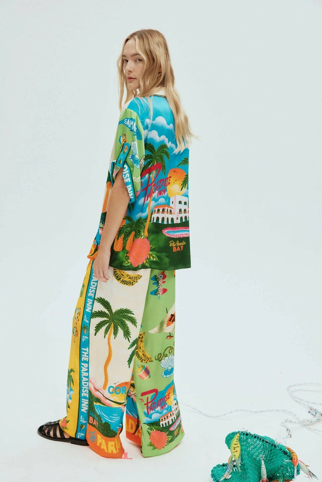Alemais Paradiso Silk Shirt Multi Size AU 16 - 16 / Multi - Outfit Sets