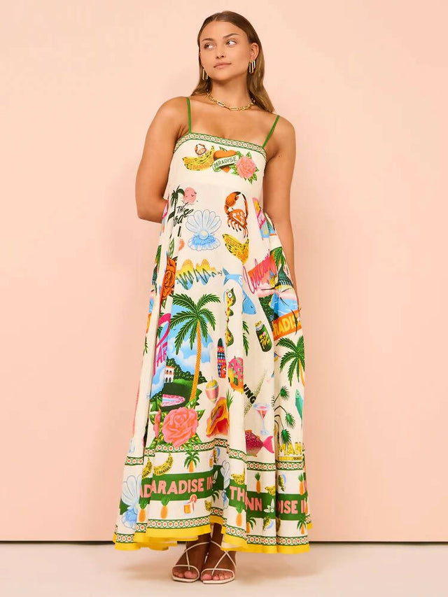 Alemais Paradiso Sundress Size 10 - 10 - Dresses