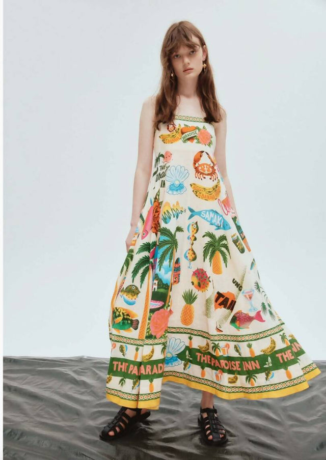 Alemais Paradiso Sundress / Size 10 - 10 / Multi - Dresses