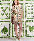 Alemais Pinball Linen Shirt and Short Set - Outfit Sets