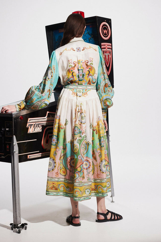 Alemais Pinball Shirtdress Multi Size 14