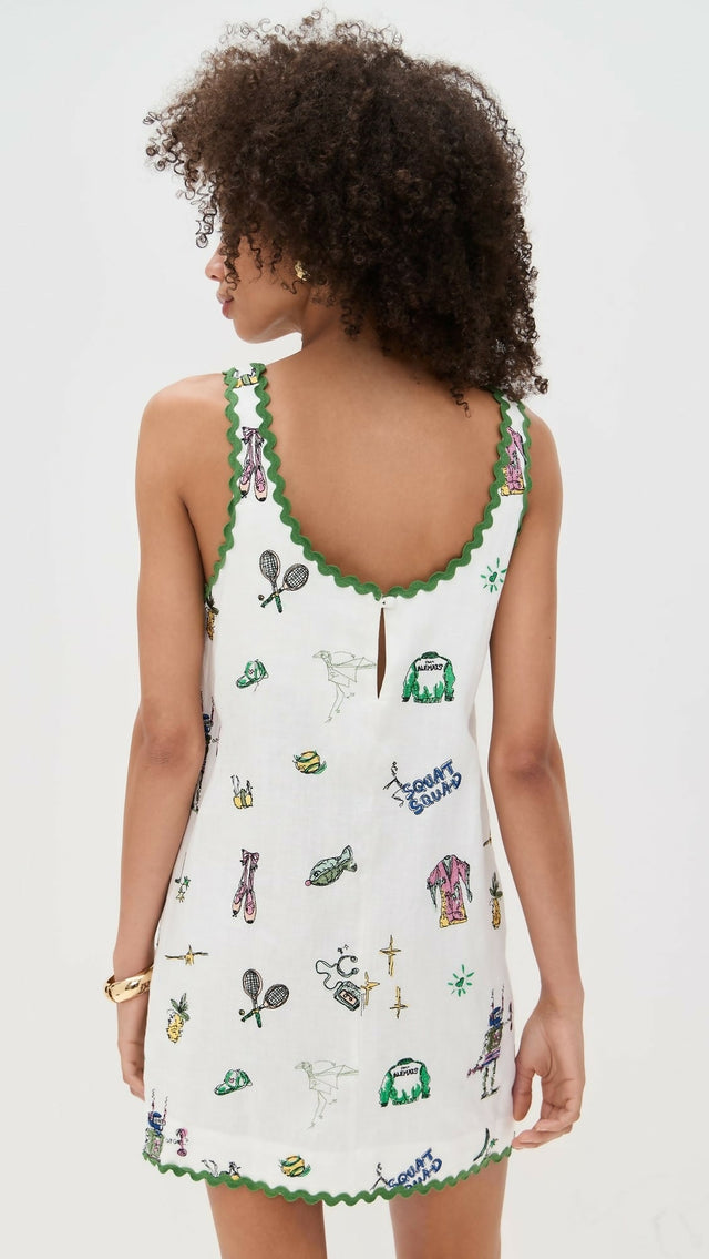 Alémais Play Embroidered Mini - 16 / White - Dresses