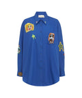 Alemais Players Embroidered Shirt Blue and Pants 16 - 16 / Blue - Outfit Sets