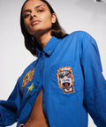 Alemais Players Embroidered Shirt Blue and Pants 16 - 16 / Blue - Outfit Sets
