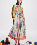 Alemais Players Shirt Midi Dress Multi Size 14 - 14 / Multi - Dresses
