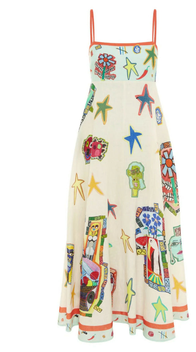 Alemais Players Sundress Print Size 14 16 - Dresses