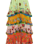 Alemais Players Tiered Skirt Multi Size AU 16 - 16 / Multi - Skirts