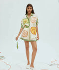 Alemais Porcelain Shirt and Short Set Multi Print Size 16 - 16 / Multi - Outfit Sets