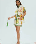 Alemais Porcelain Silk Shirt and Shorts - 8 / Print - Outfit Sets