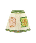 Alemais Porcelain Silk Shirt and Shorts - 8 / Print - Outfit Sets