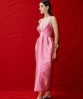ALEMAIS - Alemais PRISCILLA SCULPT MIDI DRESS