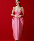ALEMAIS - Alemais PRISCILLA SCULPT MIDI DRESS