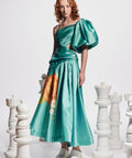 Alemais Regent Gown Jade Green Size 14 & 16 - Dresses