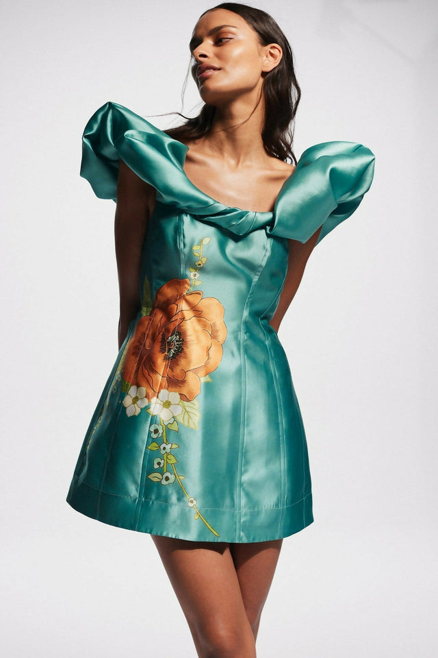 Alemais Regent Jade Mini Dress - Dresses