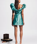 Alemais Regent Mini Dress Jade Green Size 14 & 16 - Dresses
