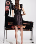 Alemais Regent Mini Dress Noir Black Size 14 & 16 - Dresses
