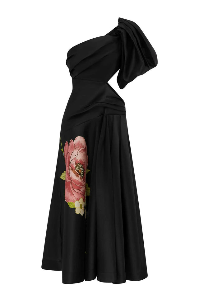 Alemais Regent Noir Gown Size 10 - 12 / Print - Dresses