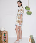 Alemais Relic Mini Dress - 12 / Print - Dresses