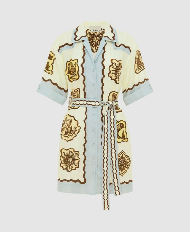 Alemais Relic Mini Dress 14 & 16 - Dresses