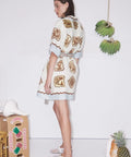 Alemais Relic Mini Dress Multi Size 14 - 14 / Print - Dresses