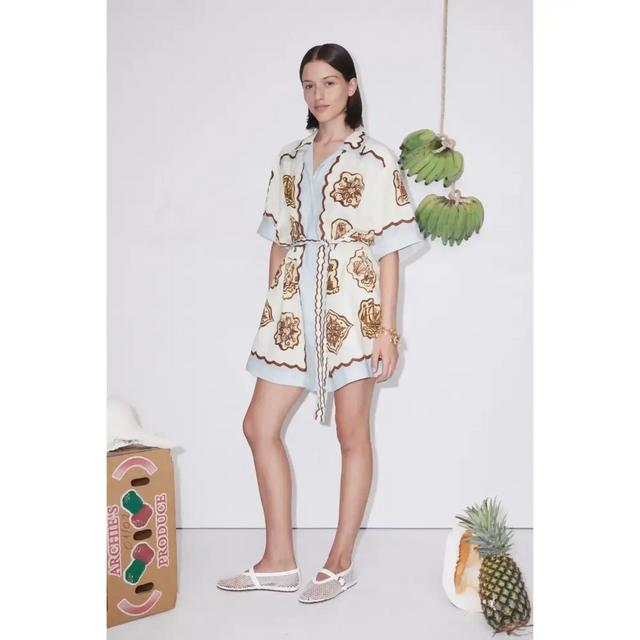 Alemais Relic Mini Dress Print Size AU 6 - 6 / Print - Dresses