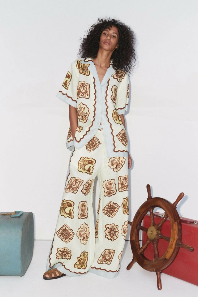 Alemais Relic Shirt and Pant Set Print Size 10 & 16 - Outfit Sets
