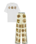 Alemais Relic Tee and Linen Pants - Outfit Sets