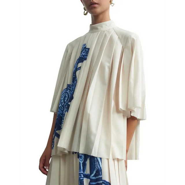 Alémais Rider Pleat Blouse - Blouses