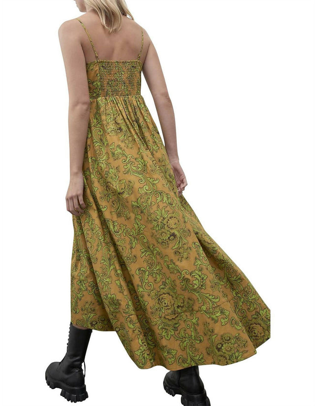 ALEMAIS - Alemais Rosetta Box Pleat Dress
