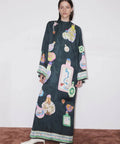 Alemais Royal Midi Dress 14 - 14 / Print - Dresses