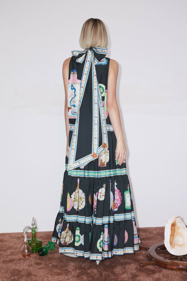 alemais tiered midi dress Alemais Royal Tiered Midi Dress Size 12 & 16