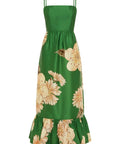 Alemais Sage Midi Dress - 10 / Green - Dresses