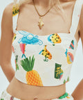 Alemais Samaki Crop Top and Pants Print Size AU 14 - 14 / Print - Outfit Sets