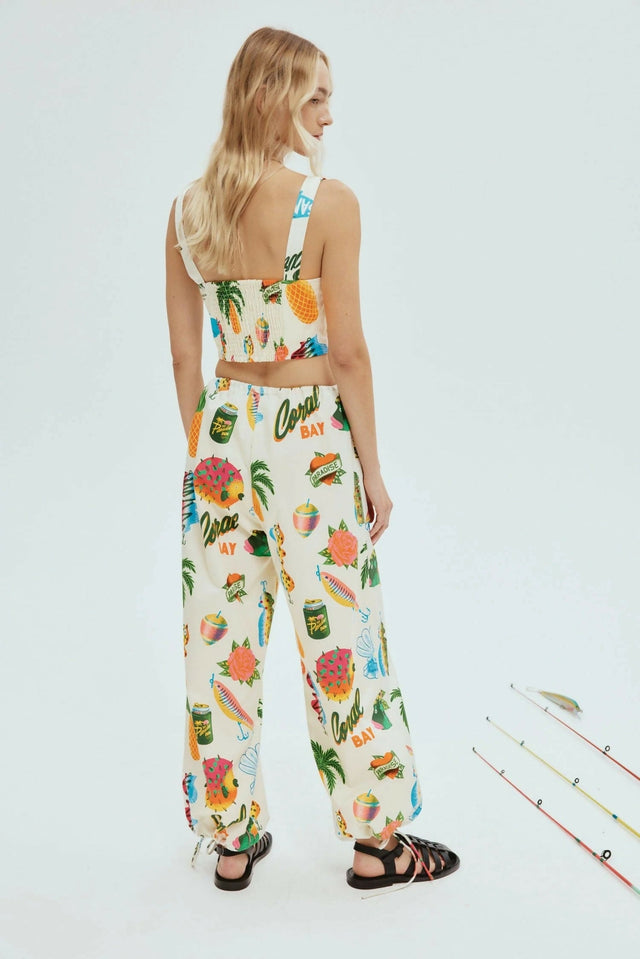 Alemais Samaki Crop Top and Pants Print Size AU 14 - 14 / Print - Outfit Sets