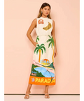 Alemais Samaki Midi Dress In Multi - Size 6 - 6 / Print - Dresses