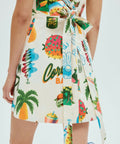 Alemais Samaki Mini Dress Multi Print Size 16 - 16 / Print - Dresses