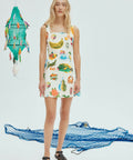 Alemais Samaki Mini Dress Multi Print Size 16 - 16 / Print - Dresses