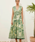 Alémais Sara Midi - 16 / Green - Dresses