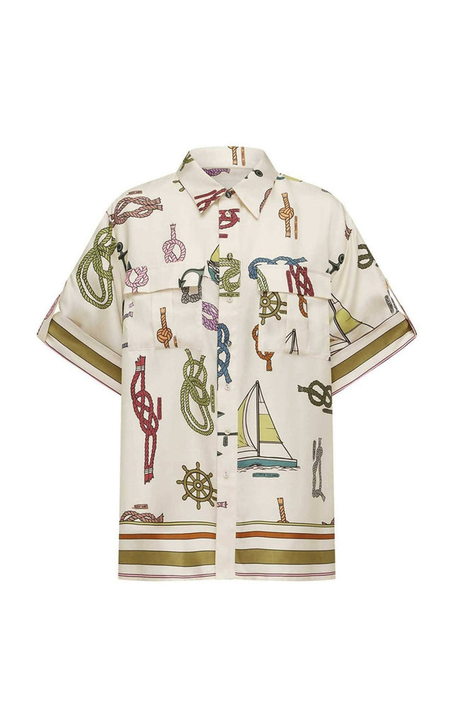 ALEMAIS - Alemais Ships Ahoy Pant and Shirt Set