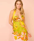 ALEMAIS - Alemais Silas Halter Mini Dress