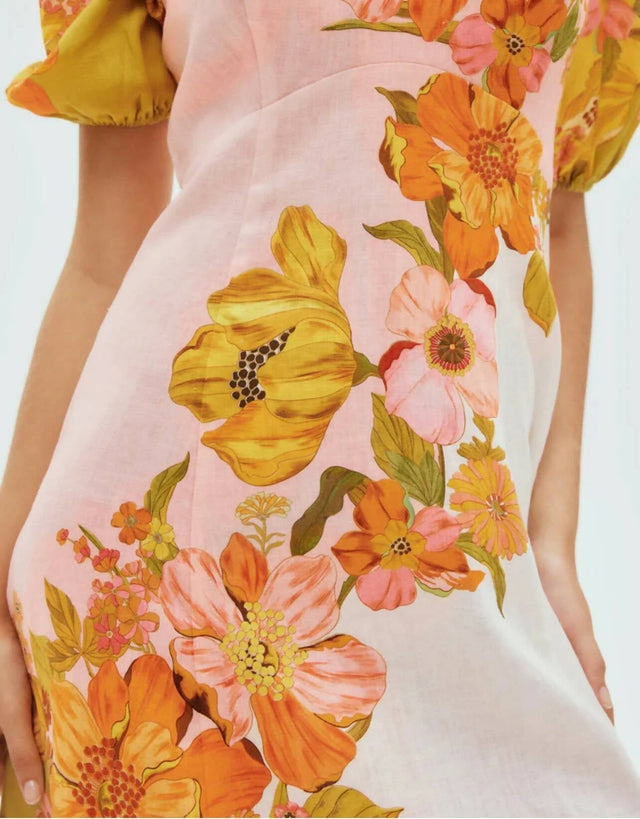 ALEMAIS - Alemais Silas Midi Dress In Multi