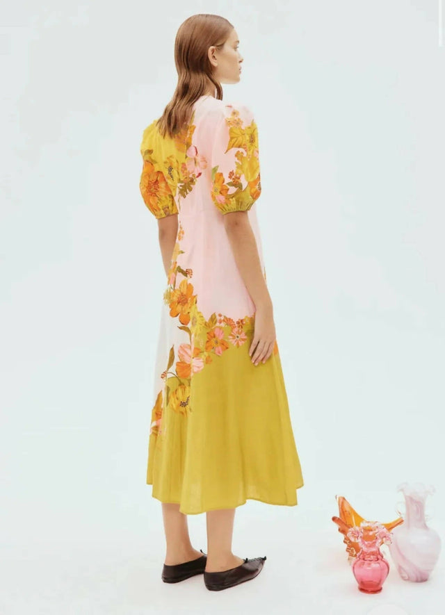 ALEMAIS - Alemais Silas Midi Dress In Multi