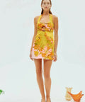 Alemais Silas Mini Dress Size 10 - 10 / Yellow - Dresses