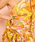 Alemais Silas One Shoulder Gown - 10 / Floral - Dresses