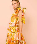 Alemais Silas One Shoulder Gown - 10 / Floral - Dresses