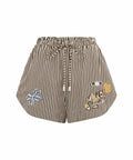 Alemais Sirocco Embroidered Shirt & Shorts - 8 / Blue - Outfit Sets