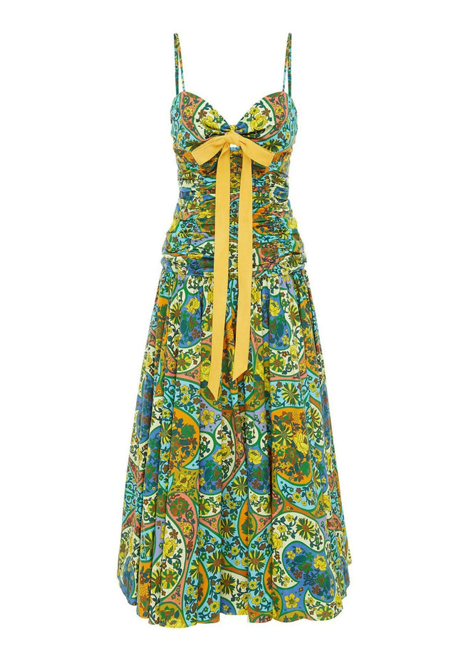 Alemais Sofie Midi Dress - 16 / Multi - Dresses