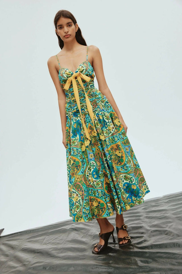 Alemais Sofie Midi Dress Multi Size 10 - 10 / Multi - Dresses